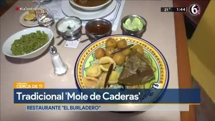 Puebla.- mole de caderas restaurante