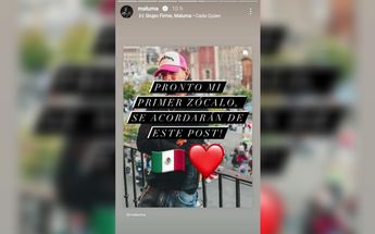 Maluma tiró indirectas a una posible presentación en el Zócalo / Captura.