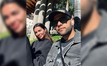 Dani Alves y su esposa, Joana Sanz / CORTESÍA: @danialves