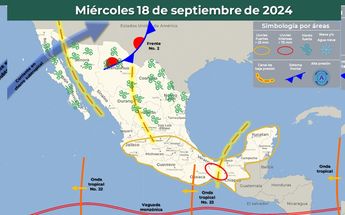 Clima miércoles 18 de septiembre