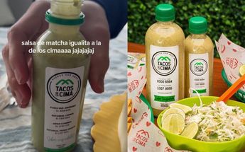 La salsa de la izquierda fue la que hizo la pastelería y la de la derecha la real. | Especial