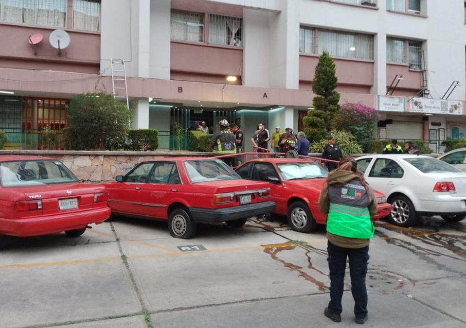 Reportan fuga de gas en edificio en Tlatelolco / Especial