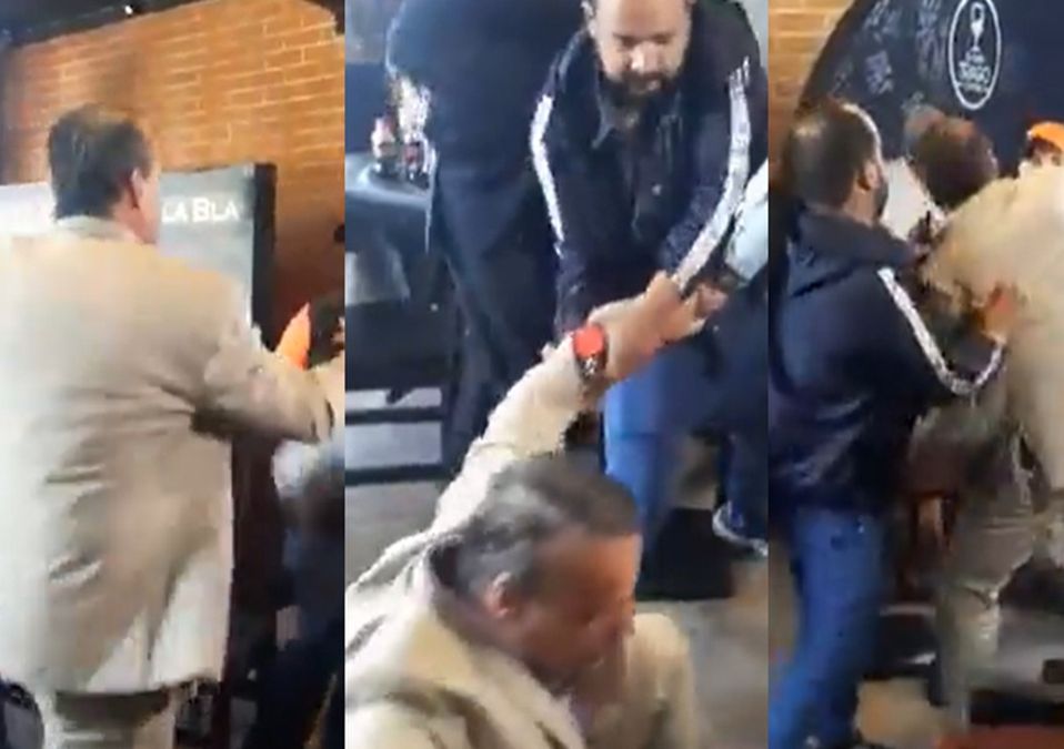 El conductor Alfredo Adame se agarró a golpes con el abogado de Carlos Trejo.