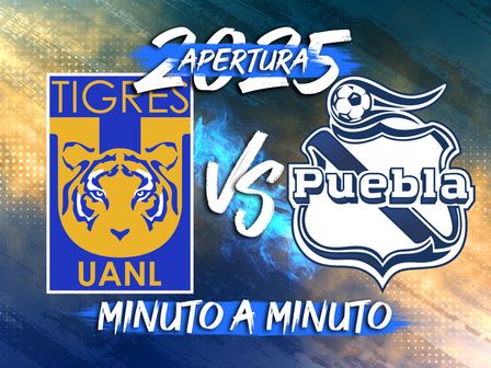 Sigue cada acción del regreso de Tigres a la Liga MX ante los camoteros del Puebla en el volcán universitario. / Especial