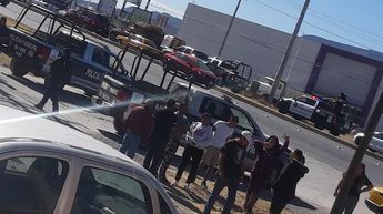 No se reportaron personas detenidas, por lo que realizaron rondines para dar con los responsables.