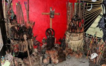 Altar de santería de la Unión Tepito /SSC