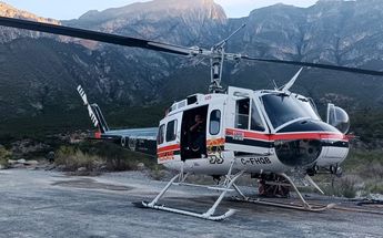 Helicoptero Portección Civil de Nuevo León | Erik Solehim Rocha