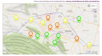 Los niveles de contaminación del Área Metropolitana siguen siendo altos. | Cortesía
