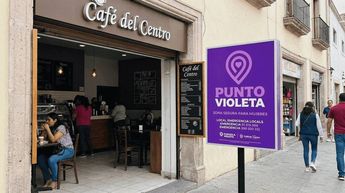El gobierno del estado de Coahuila implementó los puntos violetas para fortalecer la red de apoyo para las mujeres
