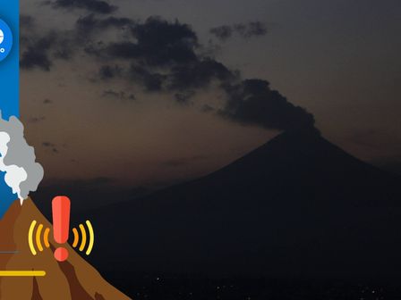 El volcán Popocatépetl resgistró algunas exhalaciones esta mañana, se espera caída de ceniza / Andrés Lobato
