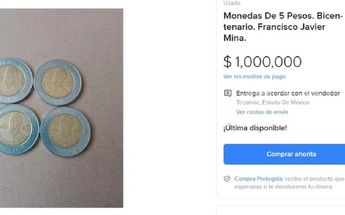 Moneda Xavier Mina / Captura.