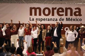 Luisa María Alcalde participa en evento de Morena en Monterrey / Luis Guerra