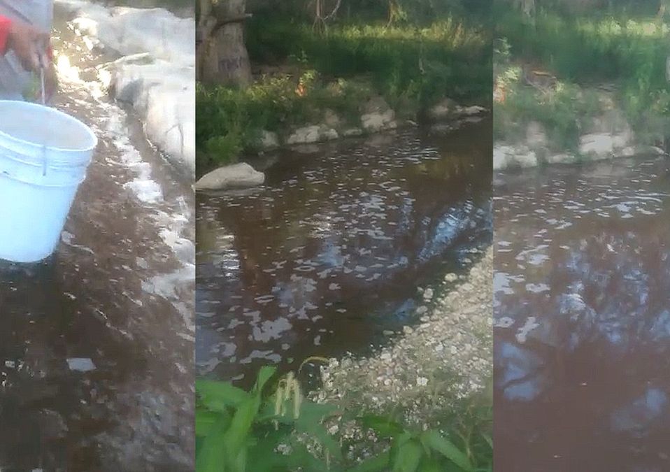 Guadalupe: Vecinos reportan aguas contaminadas del río La Silla/ Fabricio Gallegos