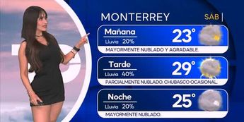 Pronóstico del tiempo en Monterrey para el sábado 27 de julio