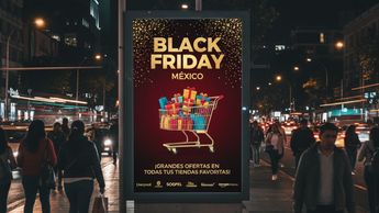 Black Friday es una campaña de venta que se realiza cada año en Estados Unidos y en México también. Foto: AI Studio.