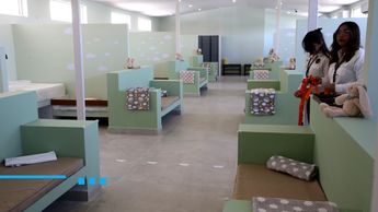 Espacio de maternidad en penal de Escobedo