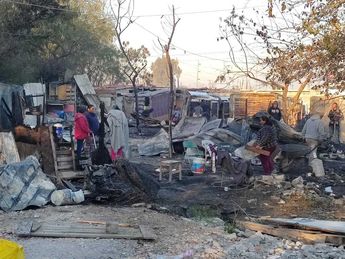 Algunos afectados comentaron a Telediario como se percataron del incendio y la manera en la que desalojaron el lugar. | Agustín Martínez