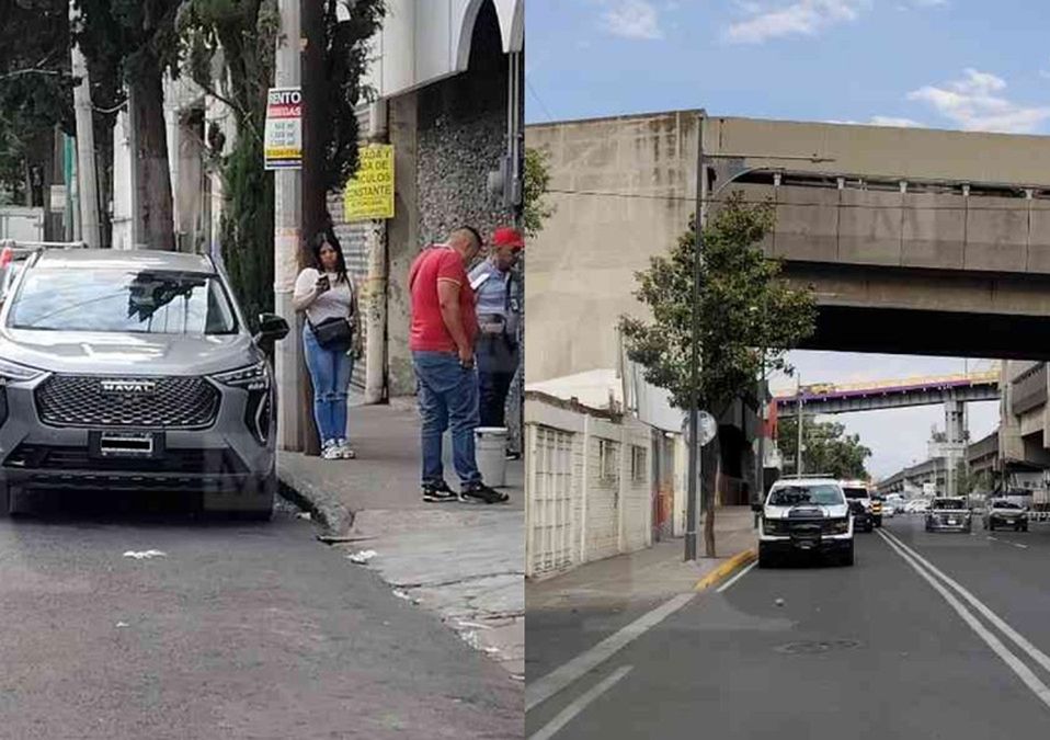 Sujetos en motocicleta balean a un automovilista en Iztacalco. / Jorge Becerril
