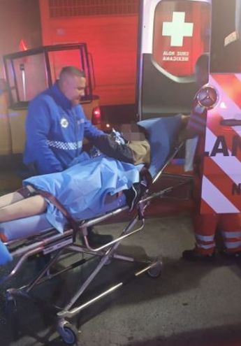 La mamá y el recién nacido fueron trasladados al Hospital Materno Infantil. | Cortesía