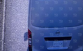 Autoridades capitalinas y federales buscan una camioneta Urvan con placas de circulación V12BGM | Carlos Vega