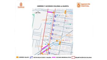 Cierres y accesos colonia La Quinta. | Foto: Especial