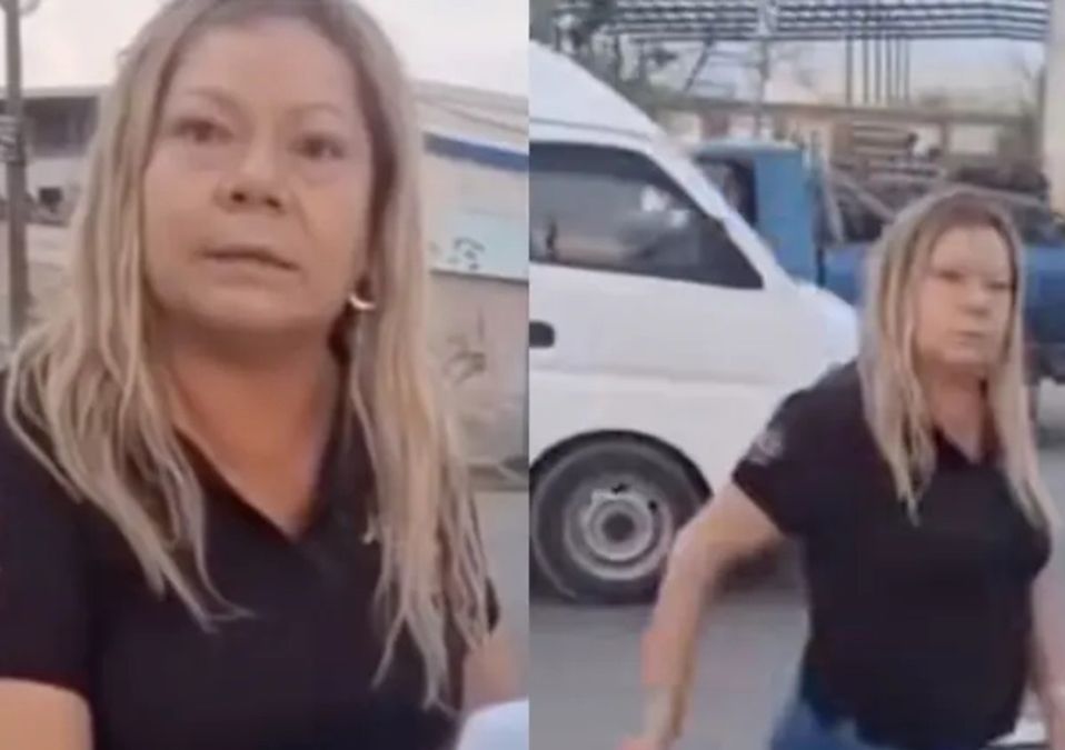 La mujer agredió a la vendedora ambulante|