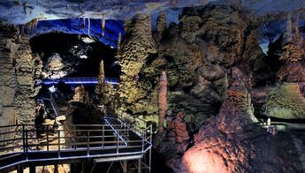 Grutas de Bustamante, Nuevo León. | Especial
