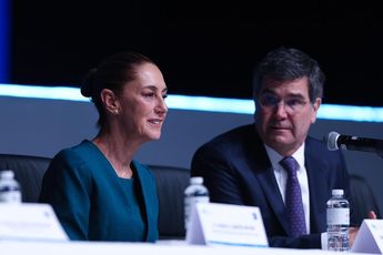 La presidenta de México, Claudia Sheinbaum negoció una pausa en los aranceles que Estados Unidos pretendía imponer a México. | Jorge López