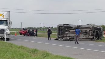 Accidente en Escobedo hoy sobre la autopista Periférico | Especial