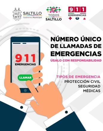 Mediante la aplicación 911 puedes reportar situaciones de emergencia o peligro.