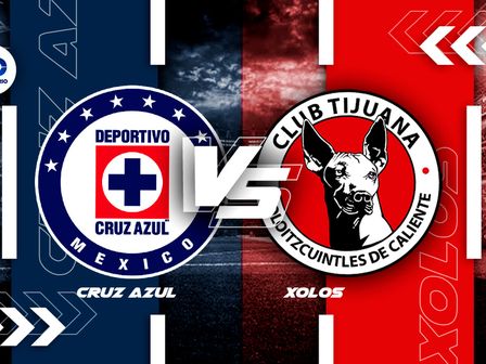 Cruz Azul vs Xolos de la jornada 3 del Apertura 2024. / Especial