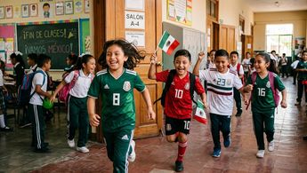 Docentes y alumnos tendrá día libre el día 11 de junio por el inicio del Mundial 2026 | Foto generada con Gemini
