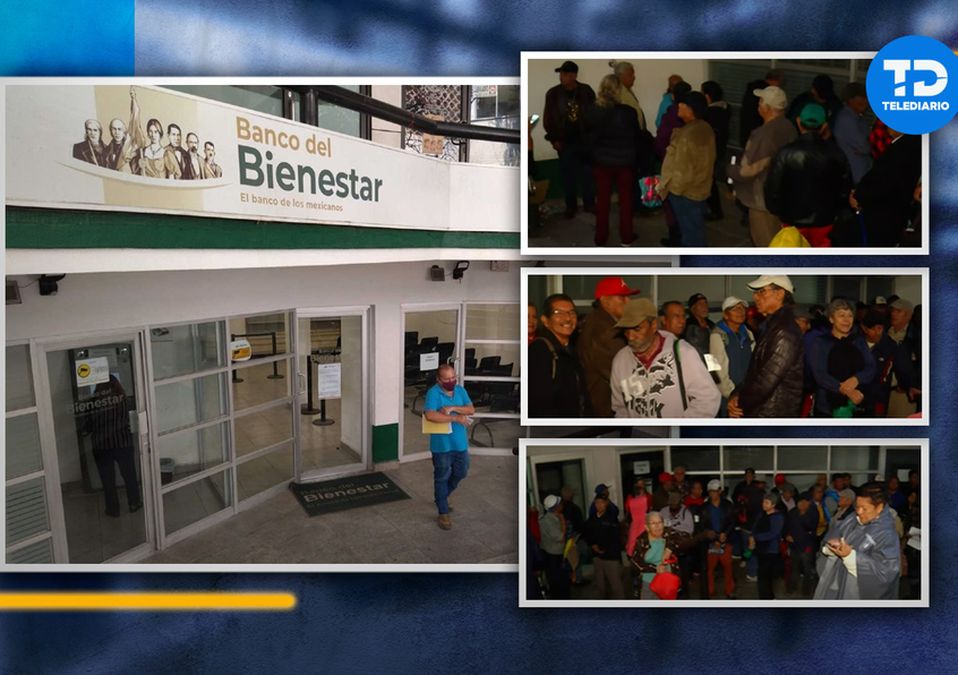 Banco Bienestar con afluencia tras lluvias en Monterrey | Telediario