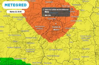 Esta semana se registrará mala calidad del aire, estas condiciones se darán entre la noche y la madrugada / Meteored