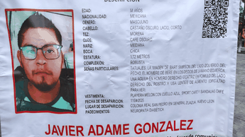 Manifestación en Plaza Principal Ciénega de Flores por desaparecidos/ Especial.