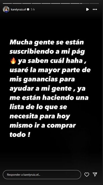 Karely Ruiz asegura que busca la manera de enviar apoyo a Veracruz.
