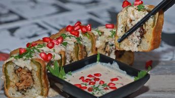 El sushi de chile en nogada sólo está disponible de julio a agosto, aunque podría extenderse hasta septiembre | Melanie Torres