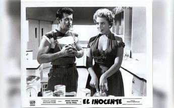 Pedro Infante y Silvia Pinal en la película 'El Inocente' (1956) / Especial