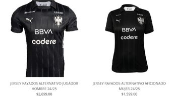 Tercer uniforme de Rayados para el Apertura 2024 y Clausura 2025 / Captura