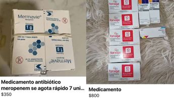 Antibióticos, antidepresivos, anticonvulsivos y otros medicamentos controlados son ofertados en redes sociales. | Cortesía