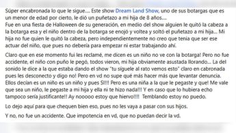 La mujer de Monterrey comentó que se le hacía incorrecta la acción del show infantil