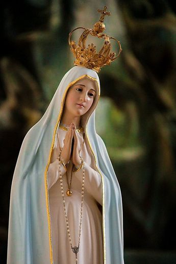 Figura de la Virgen de Fátima