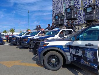 La policía estatal de Puebla contará con vehículos altamente equipados de tecnología de punta / Leslie Mora