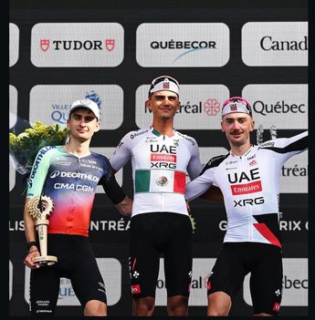 El corredor del UAE Team Emirates-XRG encontró la fuerza para despegarse durante el ascenso final. | UCI Instagram