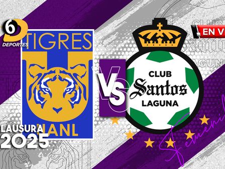 Sigue EN VIVO el Tigres Femenil vs Santos en la jornada 12 del Clausura 2025. / Especial
