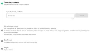 Consulta el pago del predial en línea en Monterrey