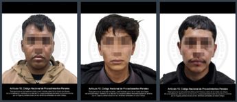 Axel ‘N’ y José Alonso ‘N’ fueron detenidos en Querétaro y Francisco Adolfo ‘N’ en el propio municipio de Ocampo | Fiscalía de Michoacán