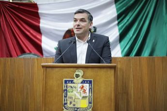 Mauro Guerra, presidente del Congreso de Nuevo León. / Especial