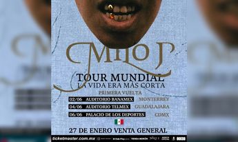 Milo J en Monterrey 2026: Fecha, preventa y dónde comprar boletos. / Especial