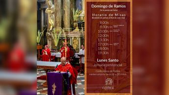 La bendición de palmas en la Catedral de Puebla se realizará al final de cada misa | Arquidiócesis de Puebla